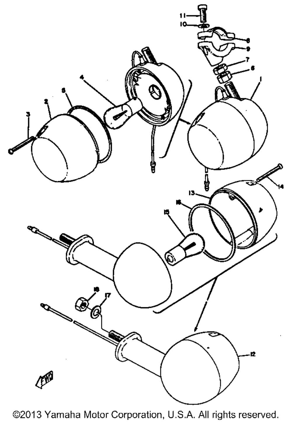 Flasher lamp (ht1-b)