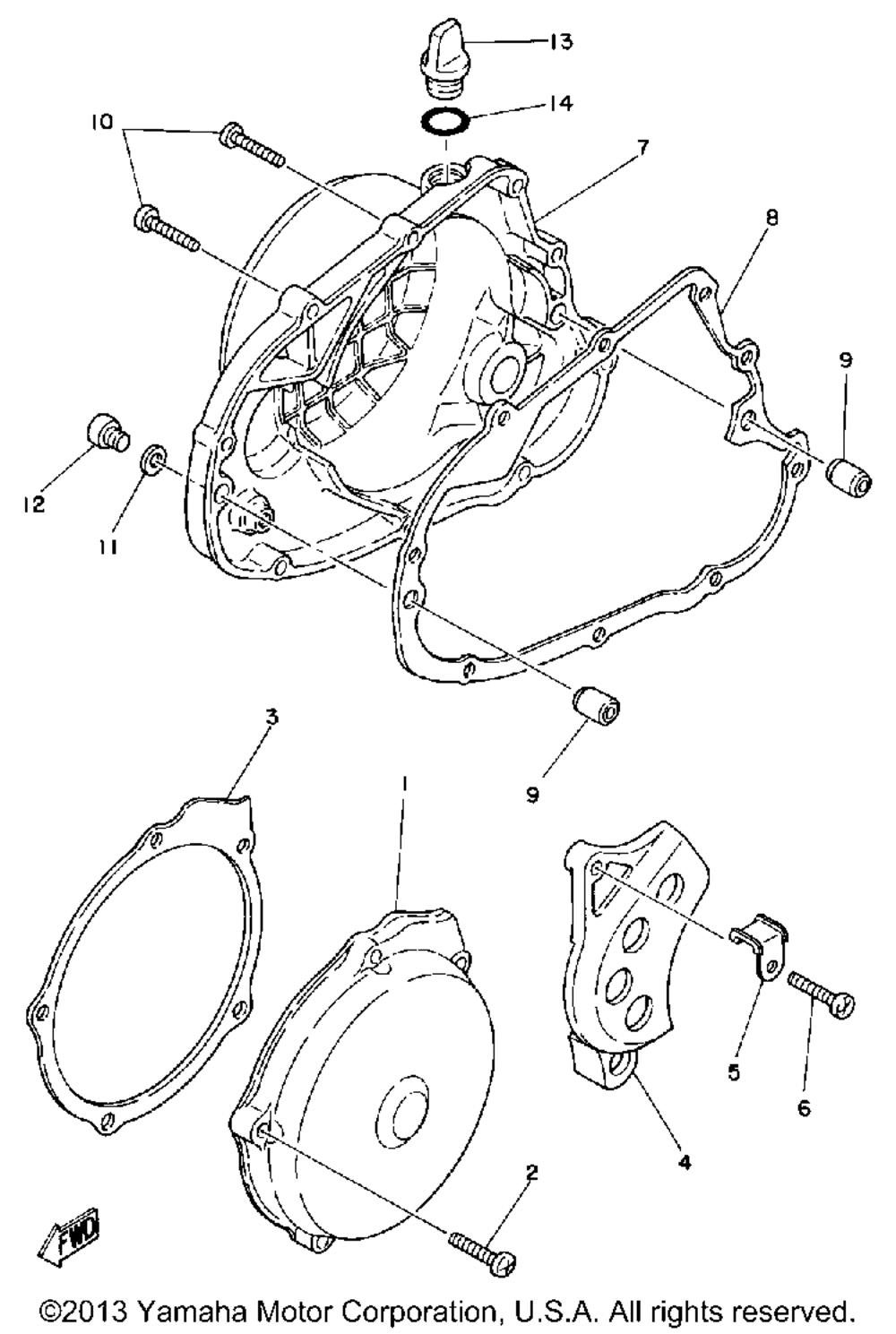 Crankcase cover