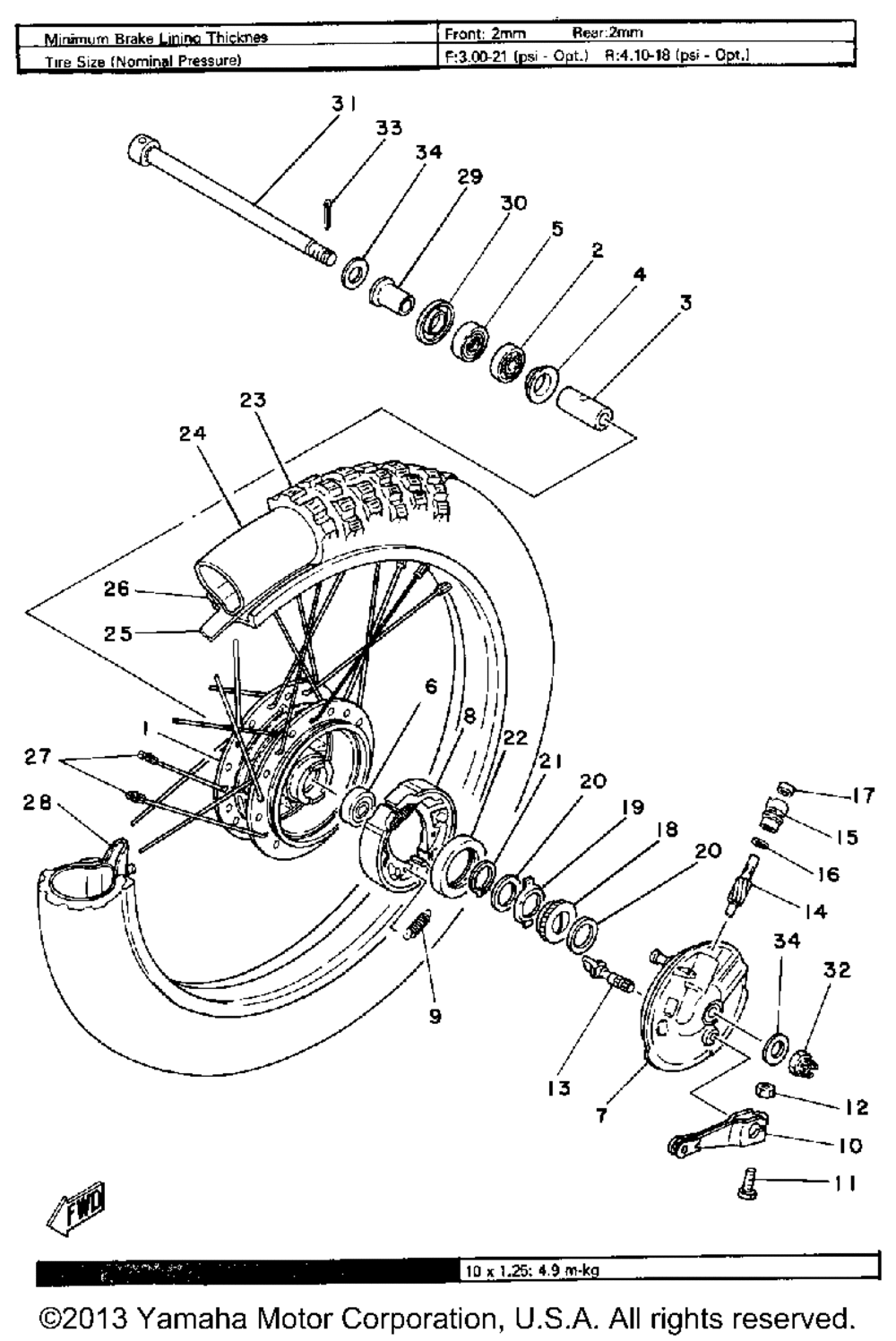 Front wheel