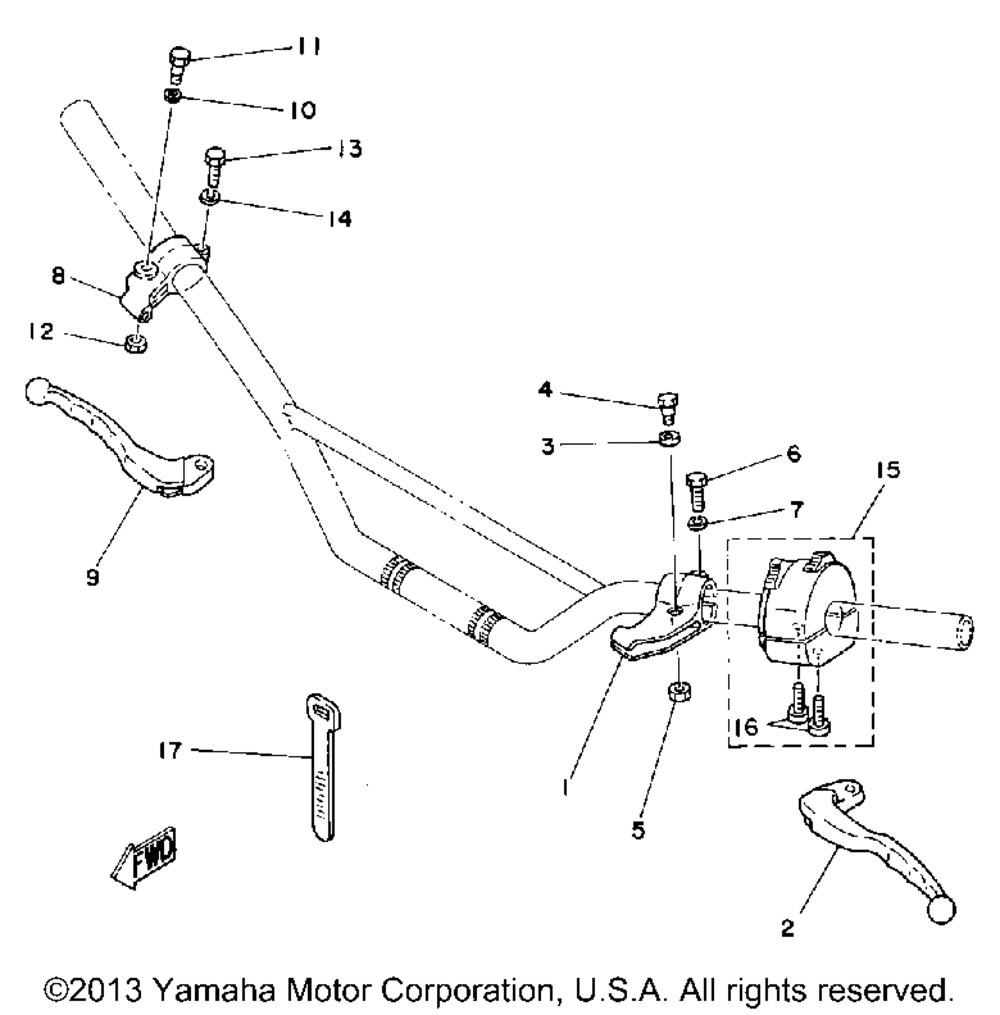 Handle switch - lever