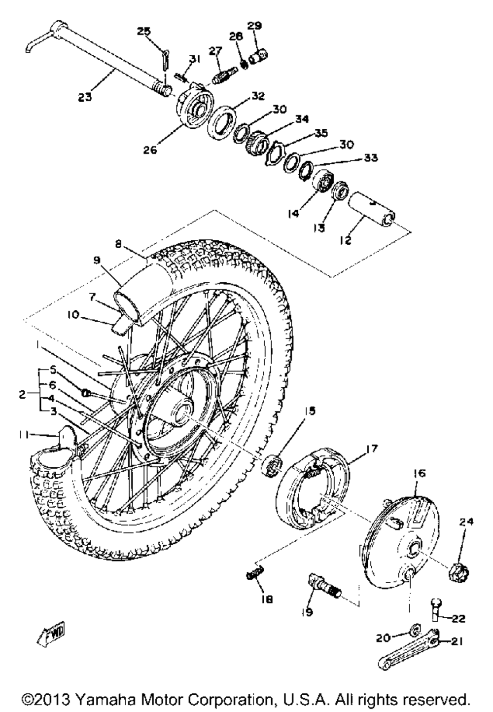 Front wheel