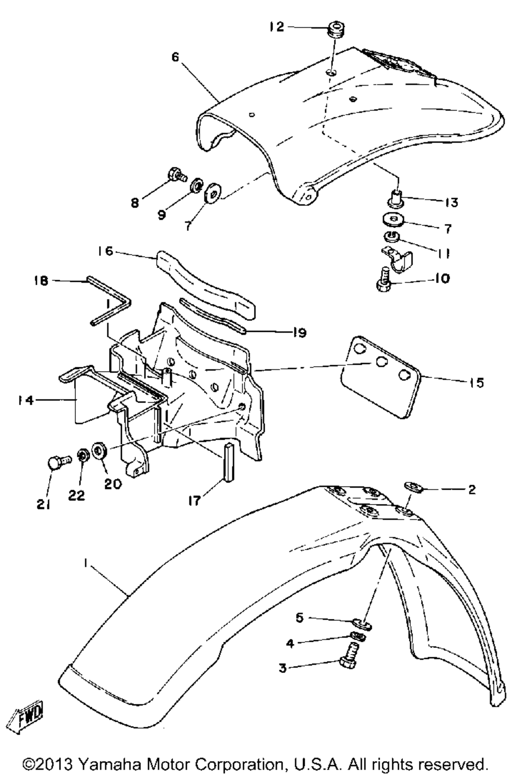 Front fender - rear fender