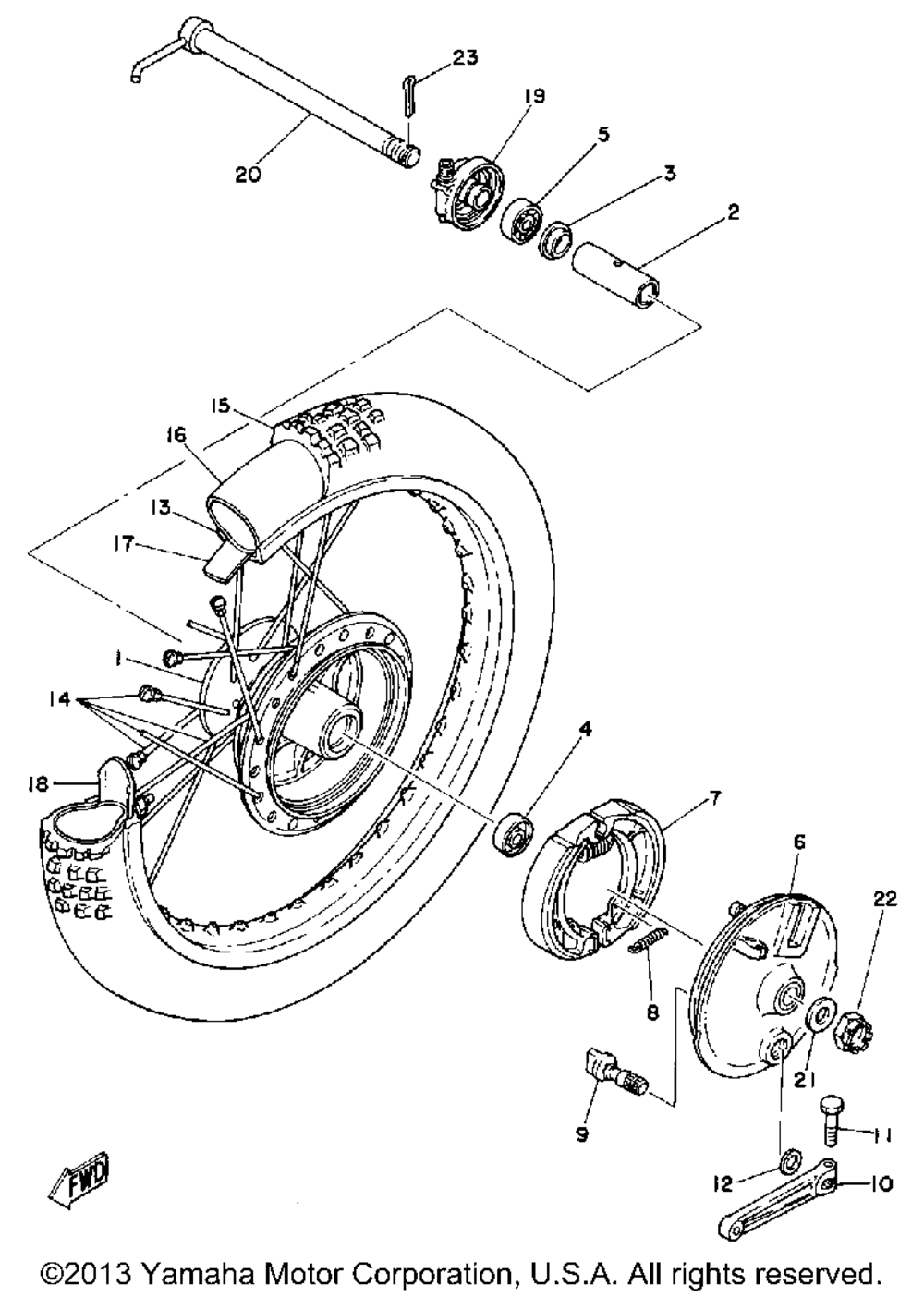 Front wheel