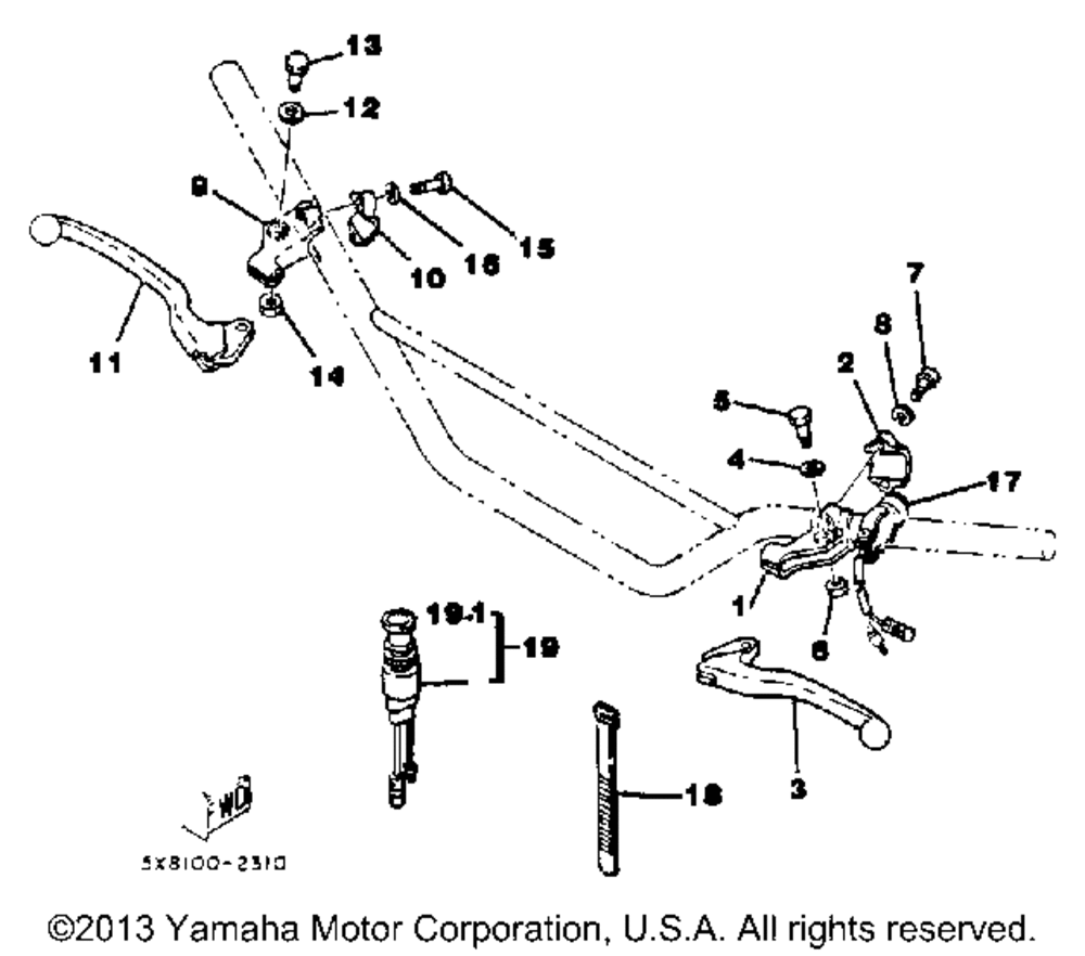 Handle switch-lever