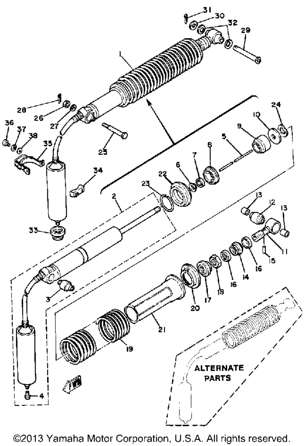 Rear suspension