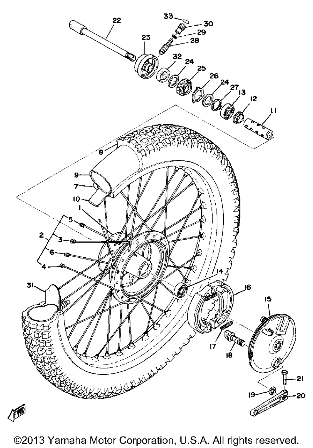 Front wheel