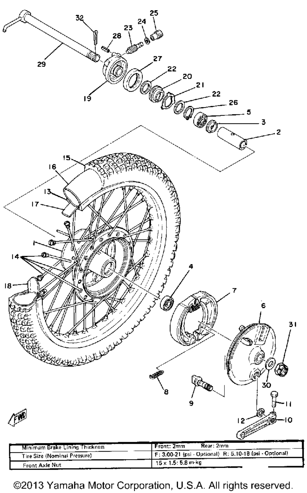 Front wheel