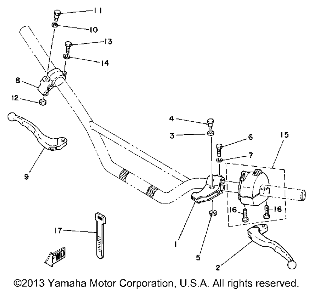 Handle switch - lever