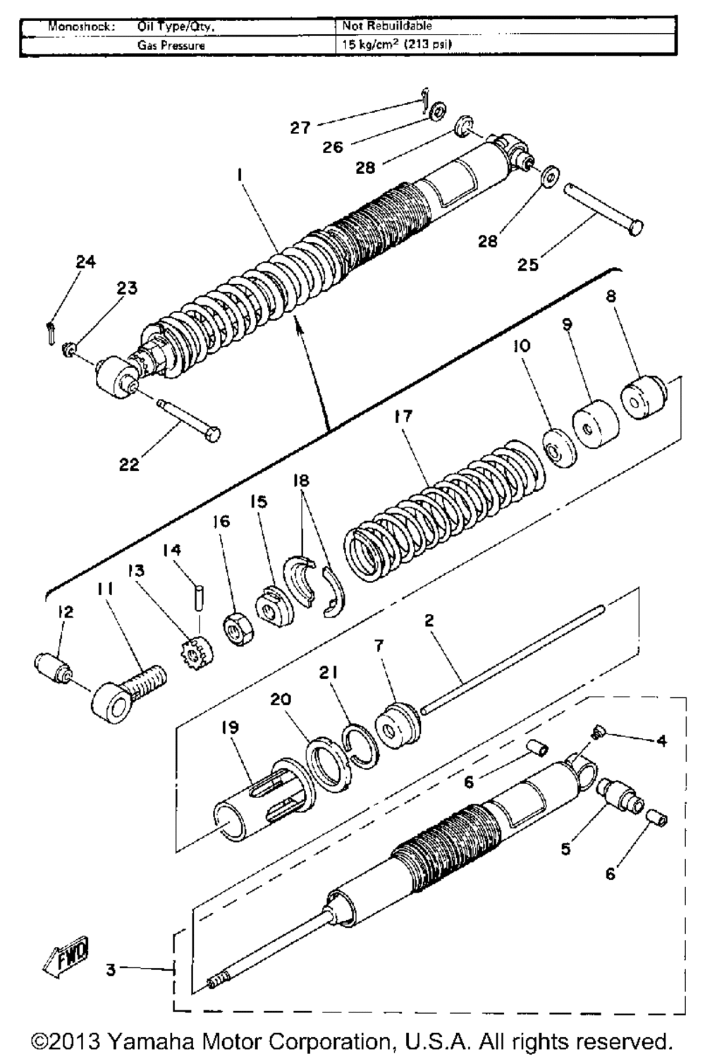 Rear suspension