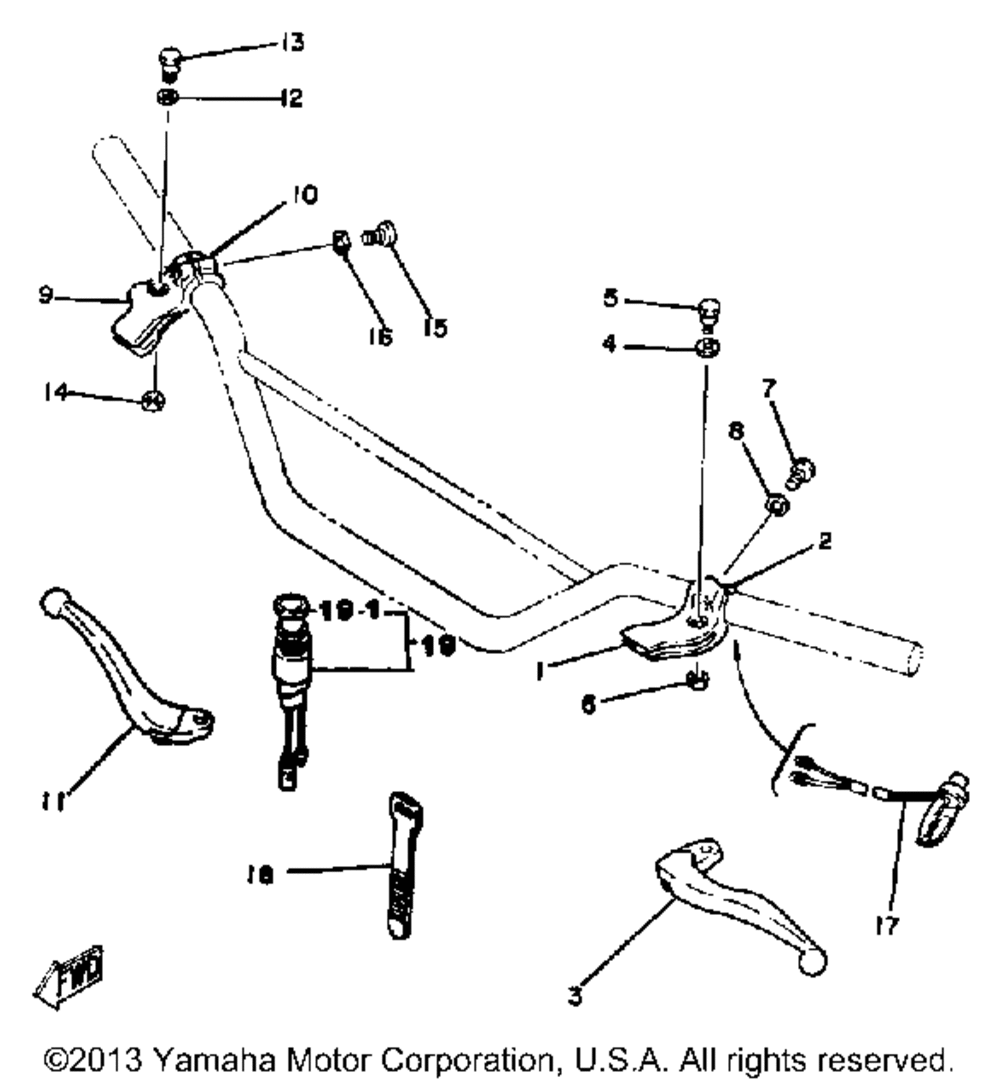 Handle switch - lever