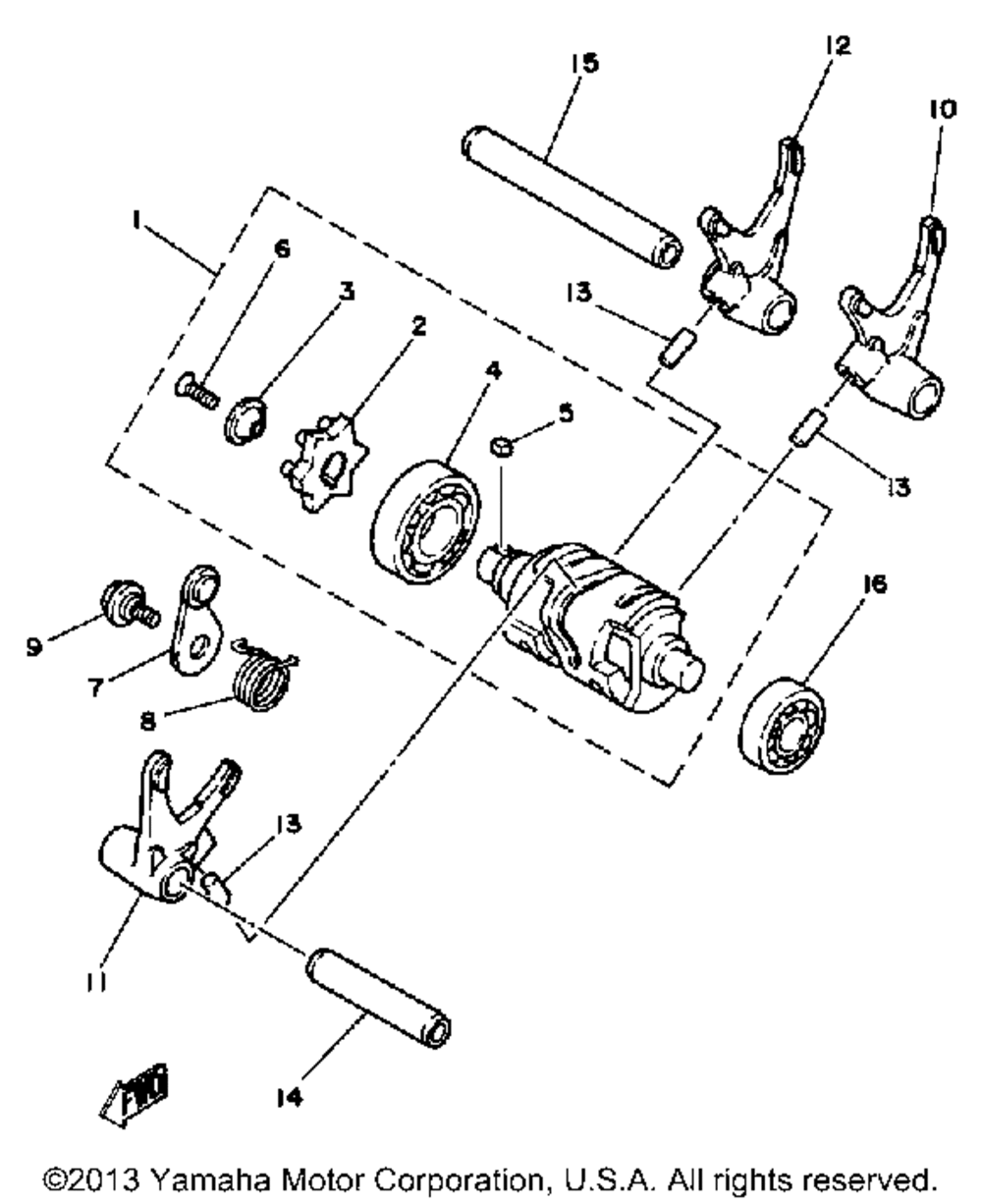 Shift cam - fork