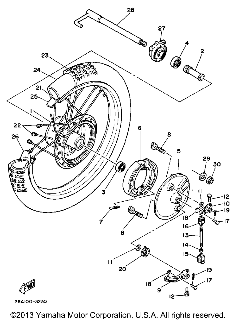 Front wheel