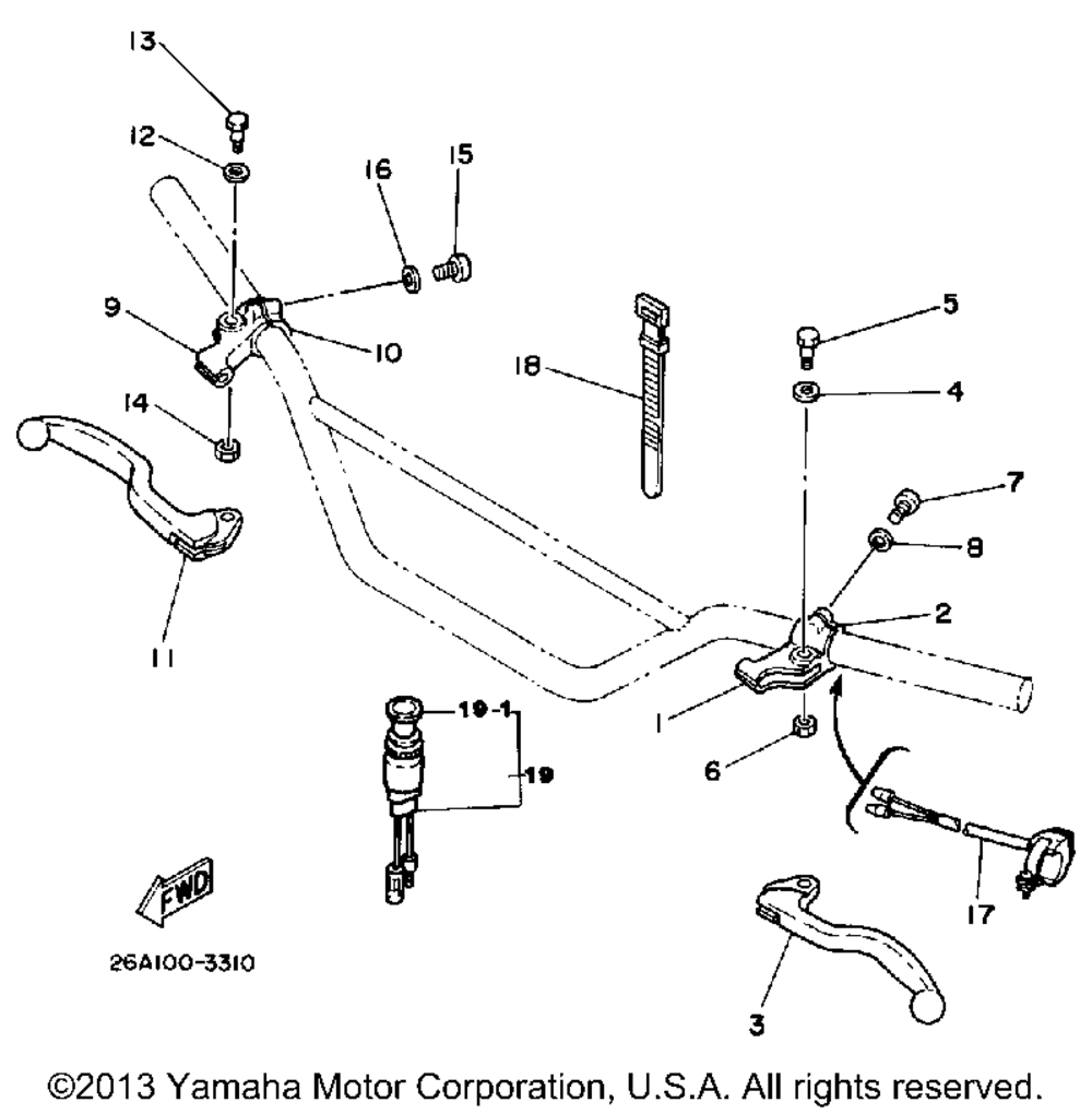 Handle switch-lever