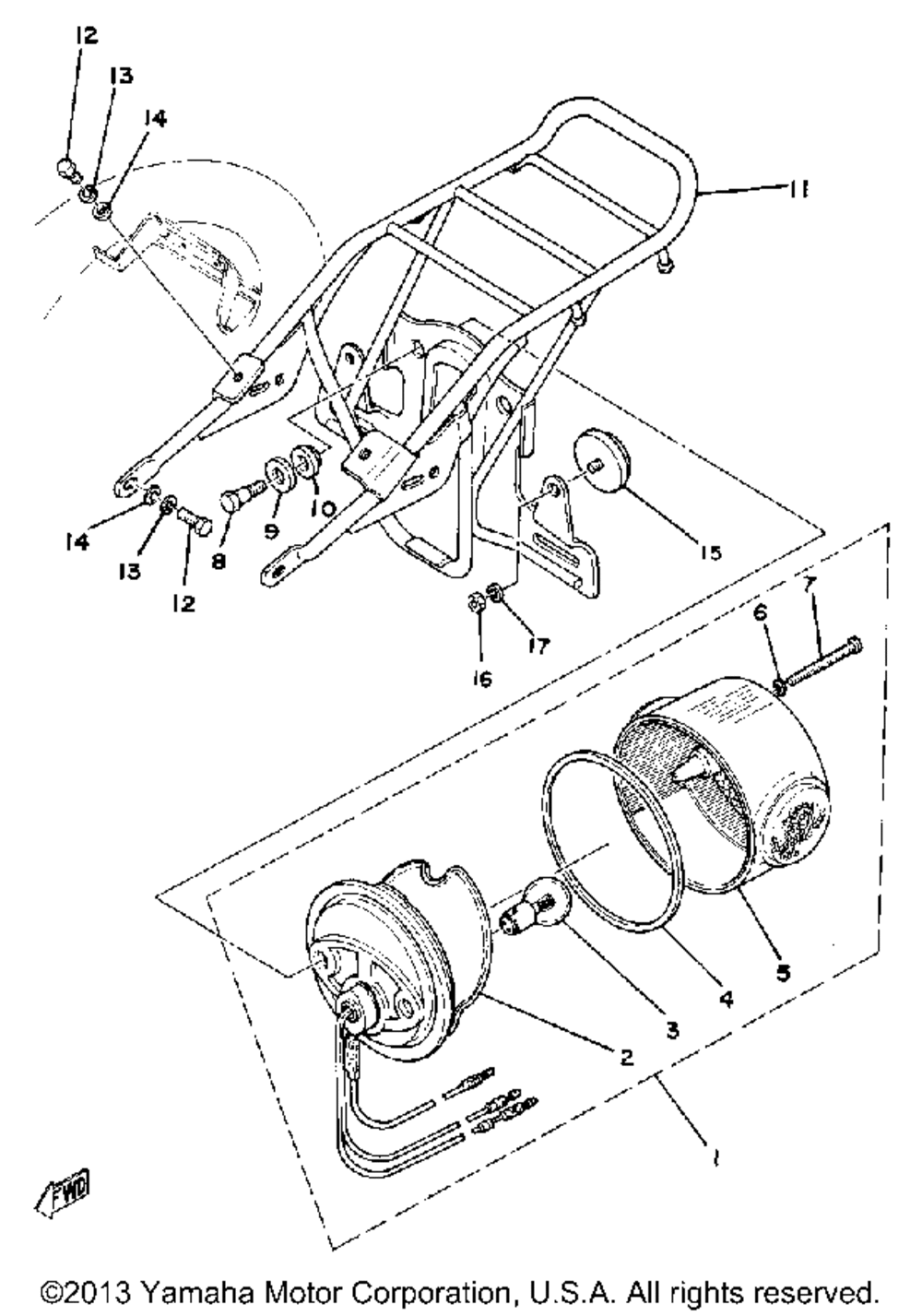 Taillight lb50pg - ph - pj