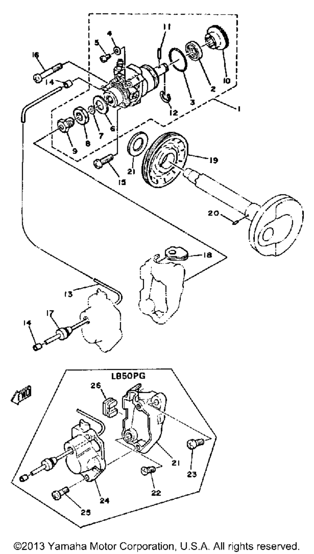 Oil pump lb50pg - ph - pj