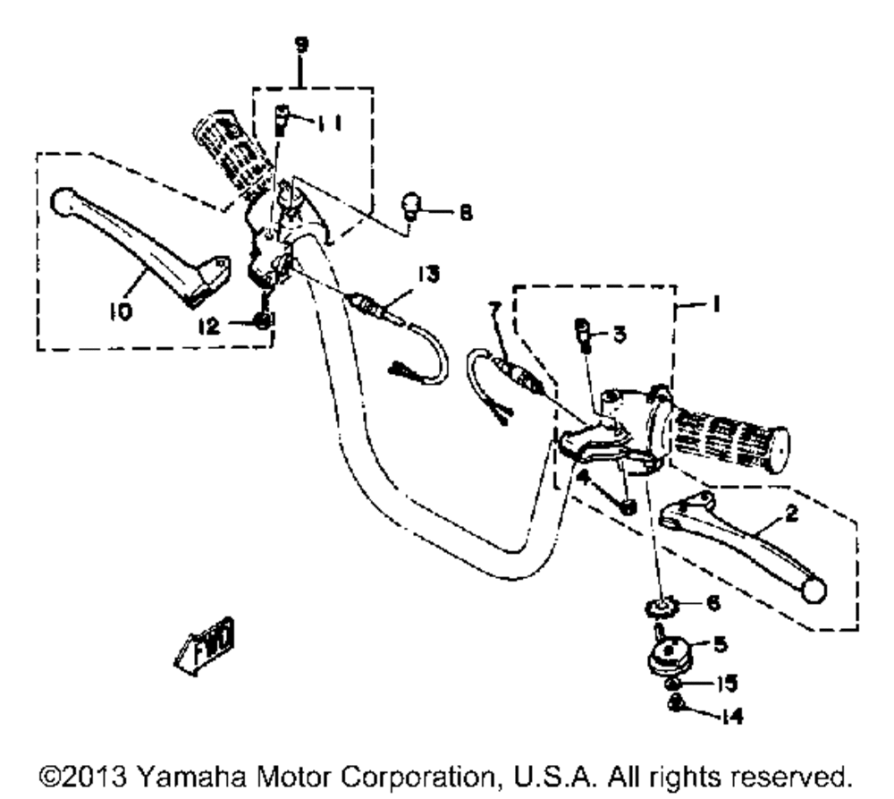 Handle switch - lever lb50ph - pj