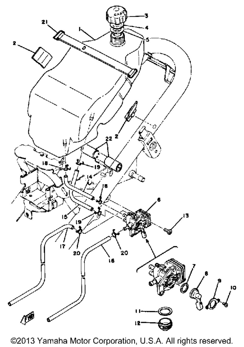 Fuel tank lb50pg - ph - pj