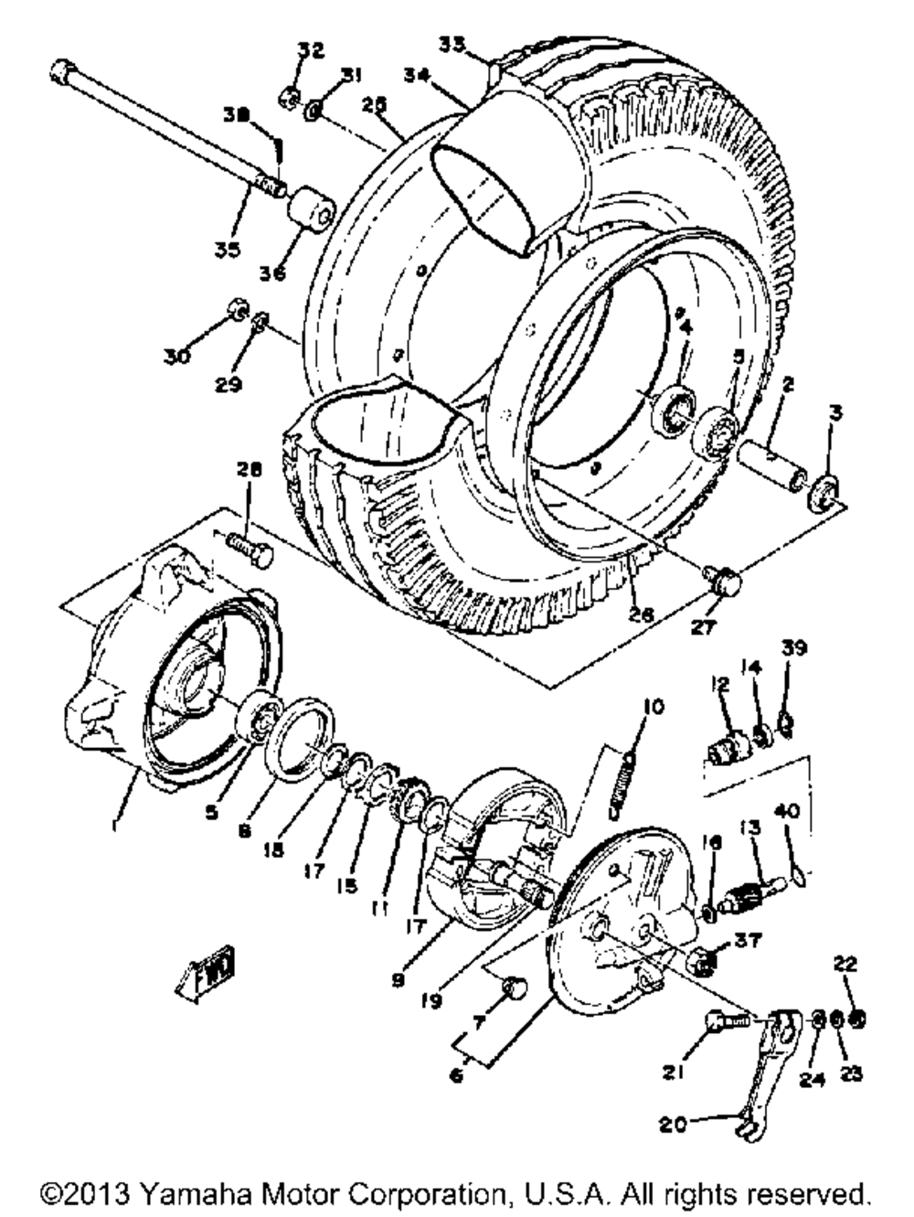 Front wheel lb50pg - ph - pj