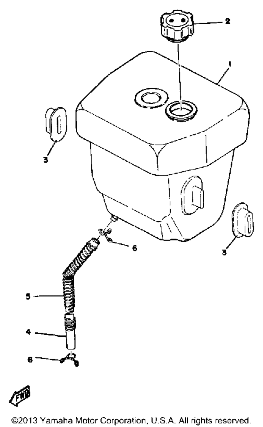 Oil tank lb50pg - ph - pj