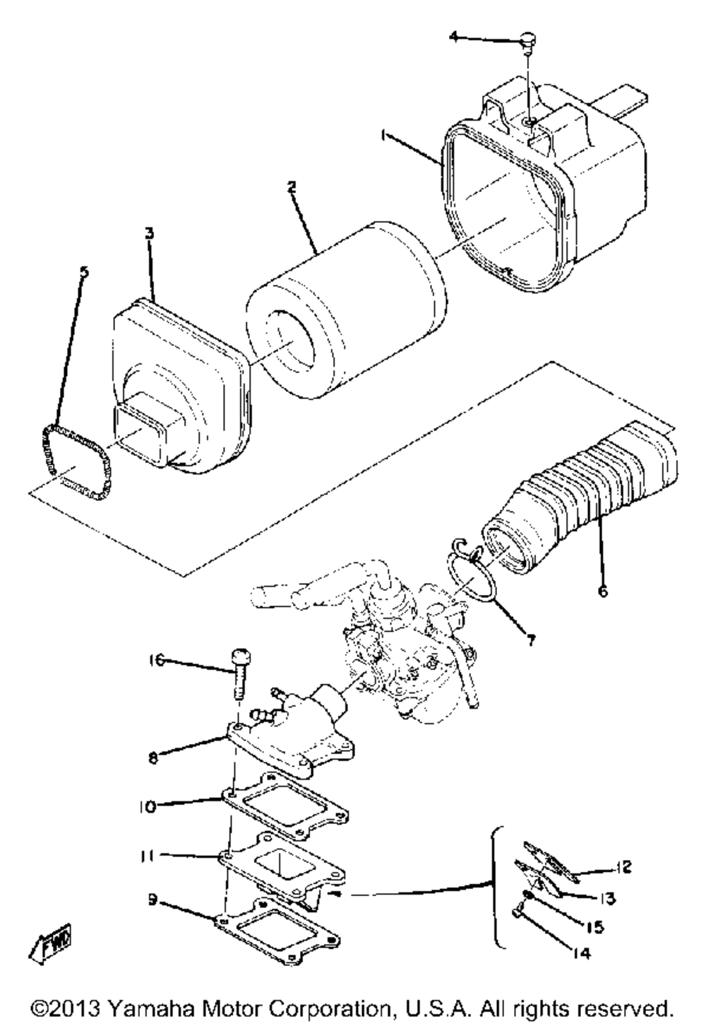 Intake lb80iiae