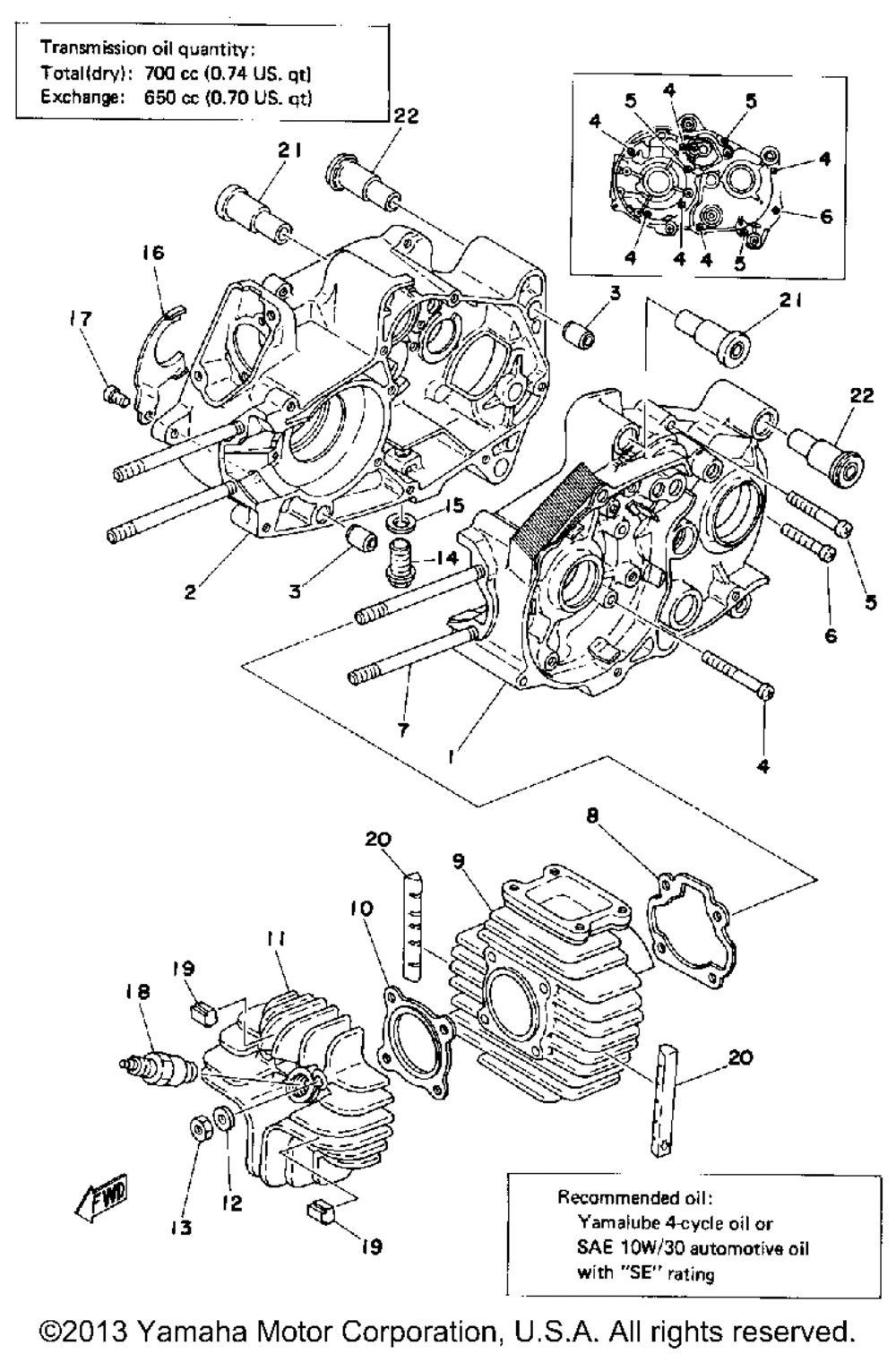 Crankcase - cylinder