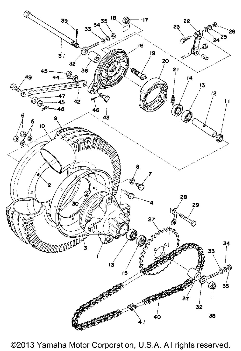 Rear wheel