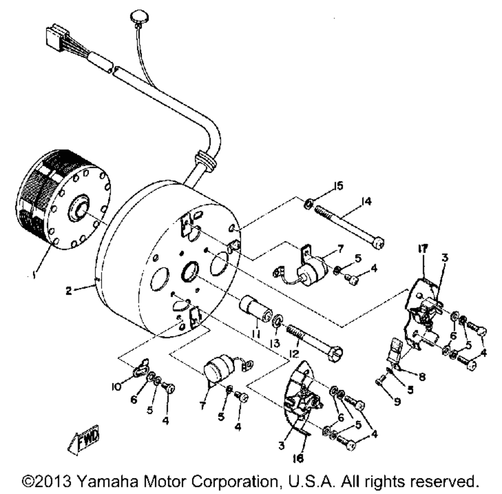 A - c - magnet generator