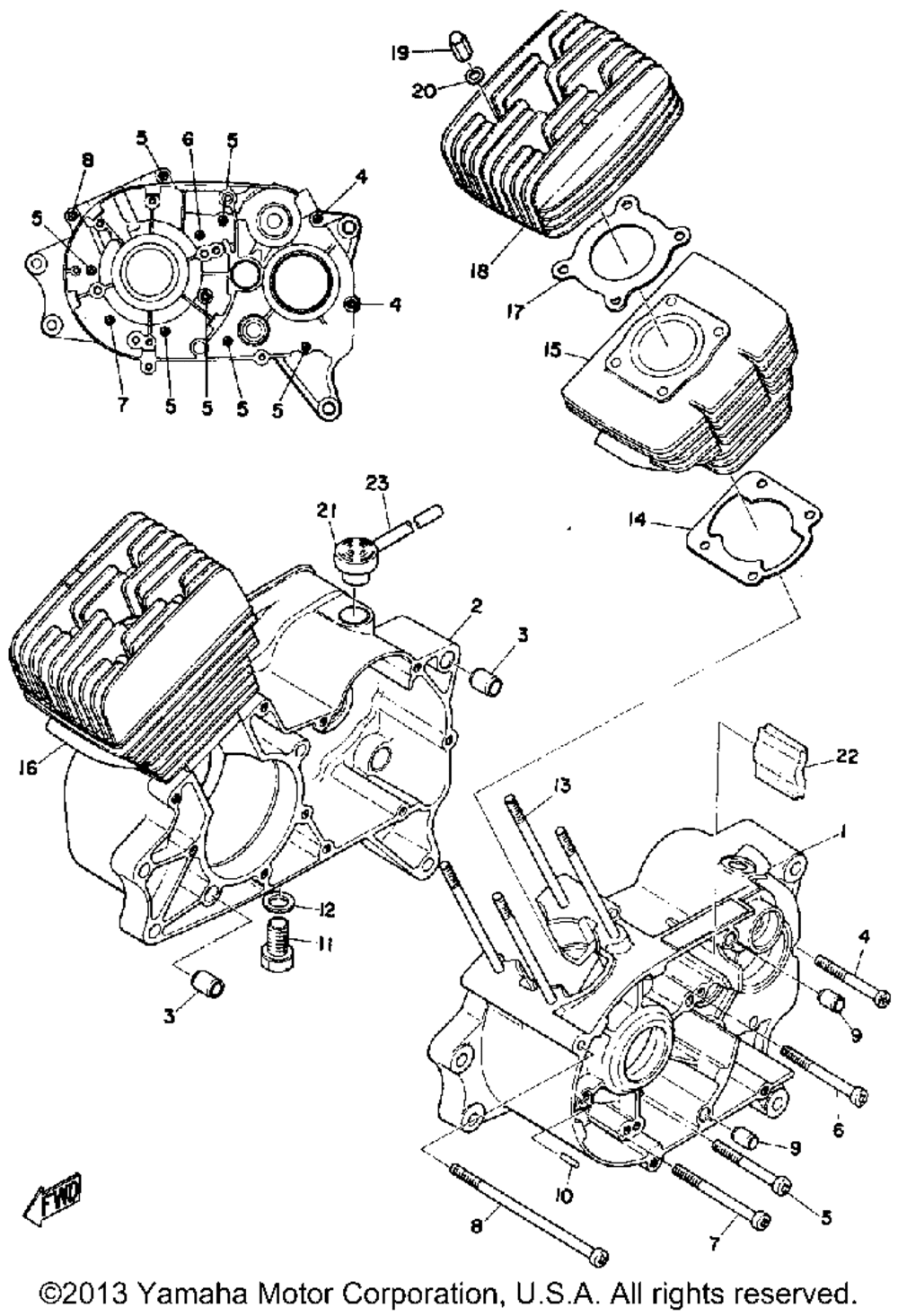 Cylinder-crankcase