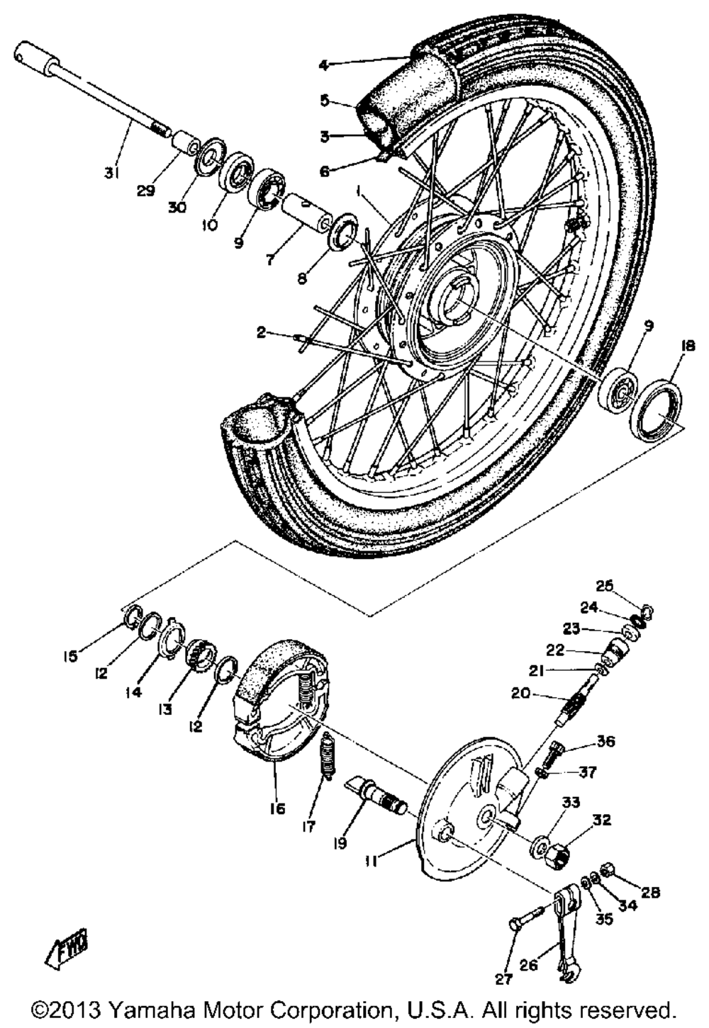 Front wheel