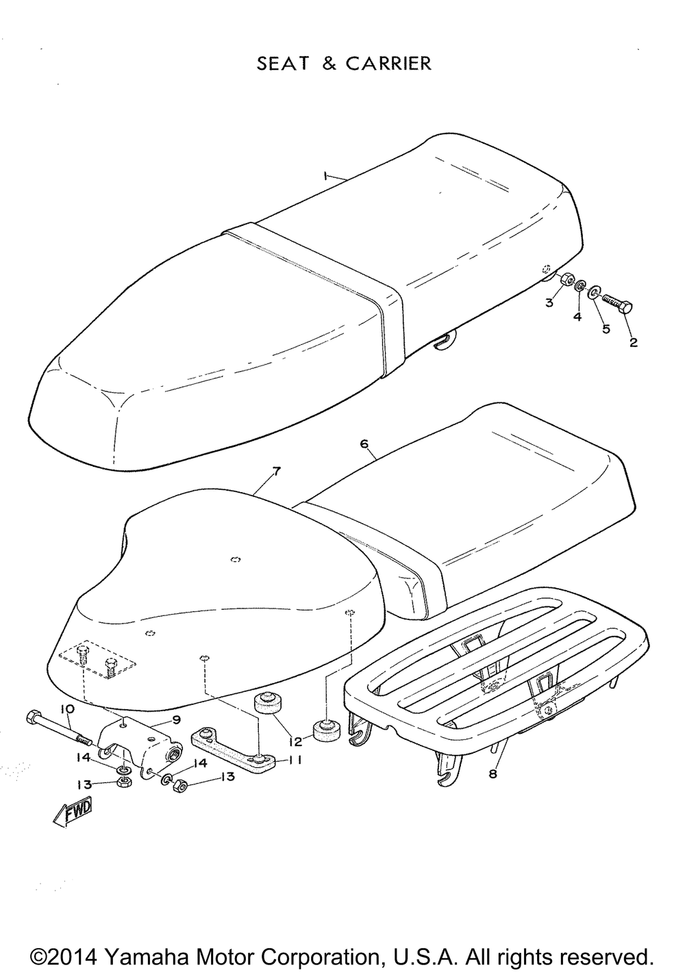 Seat - carrier