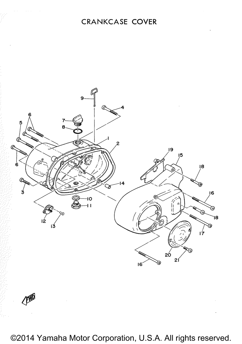 Crankcase cover