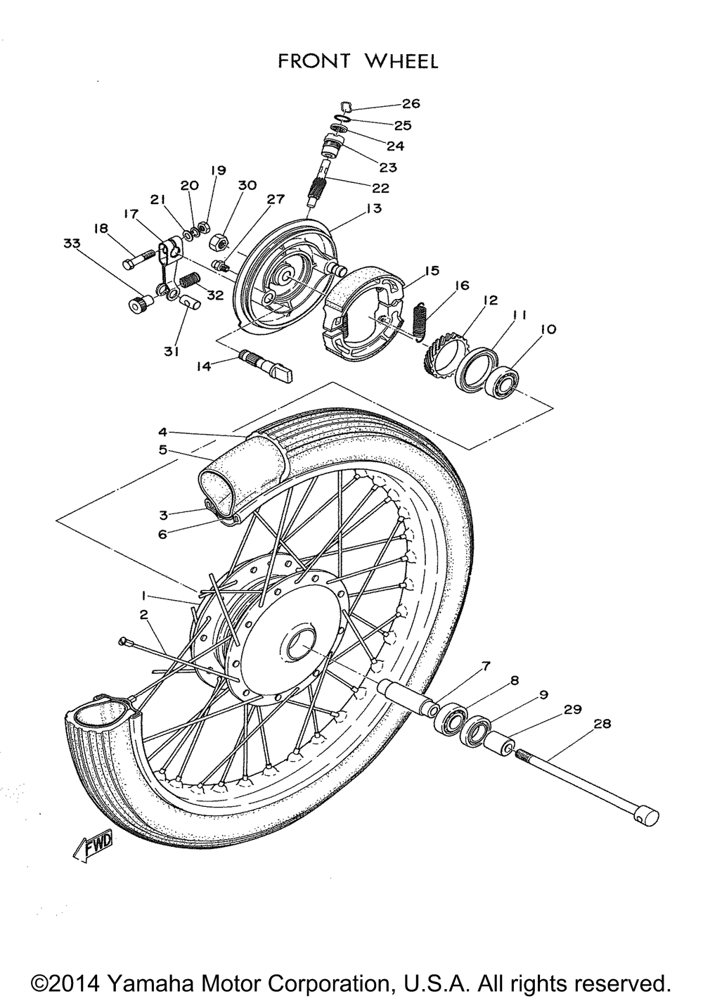 Front wheel