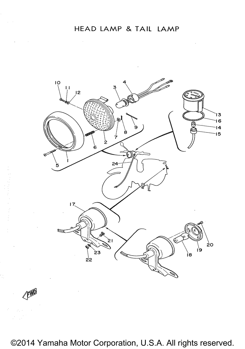 Headlight - taillight