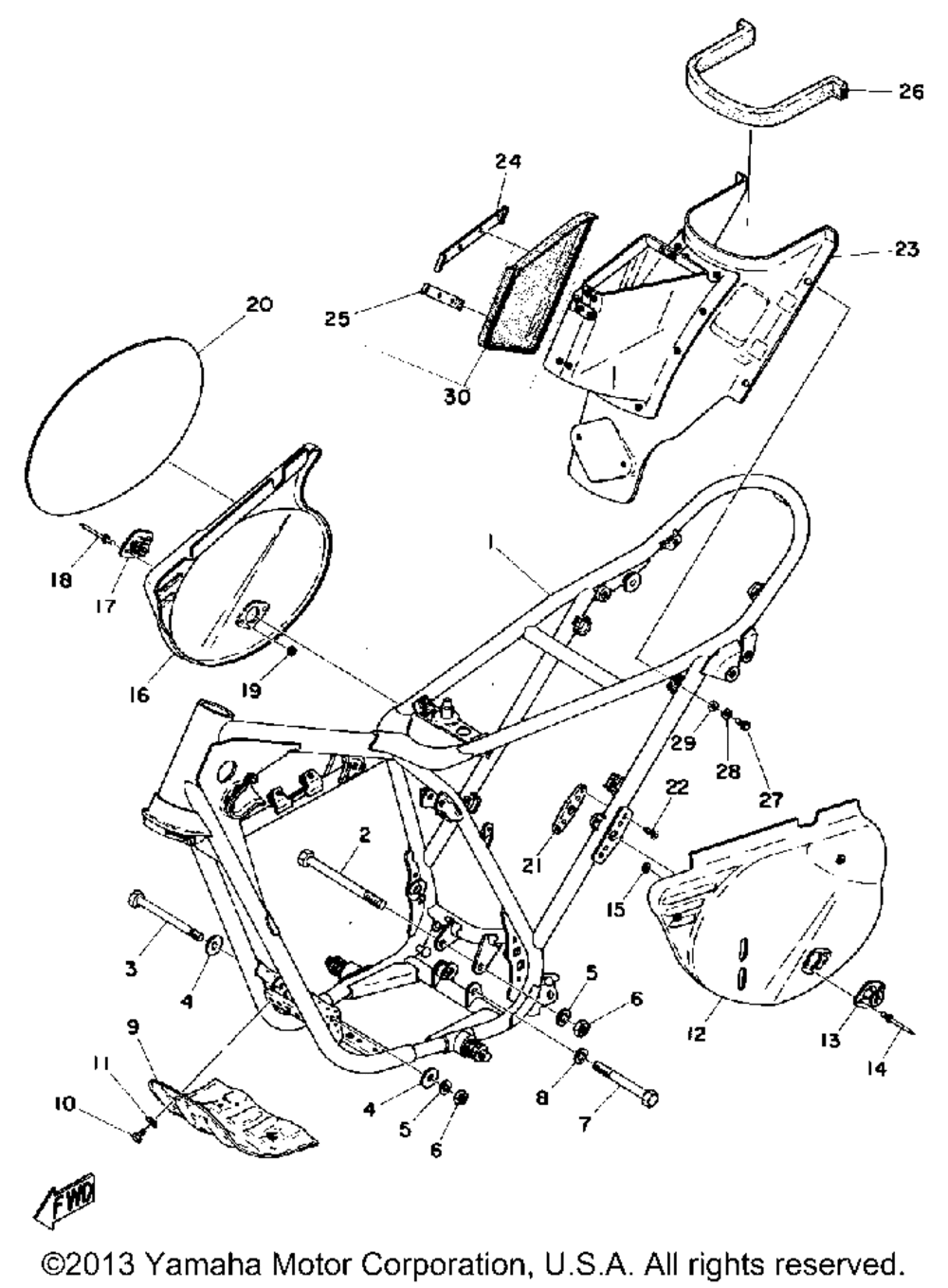 Frame - side cover