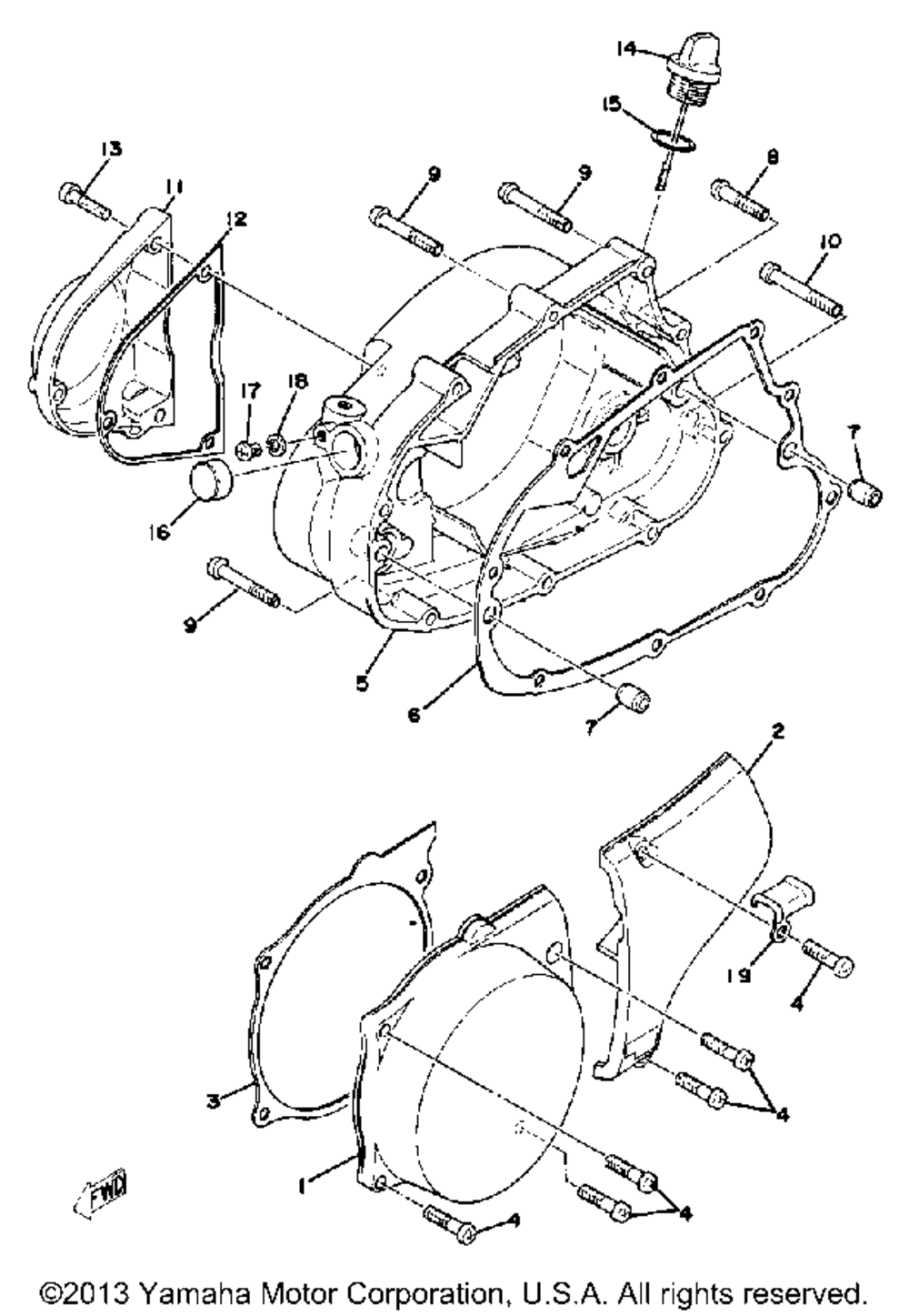 Crankcase cover