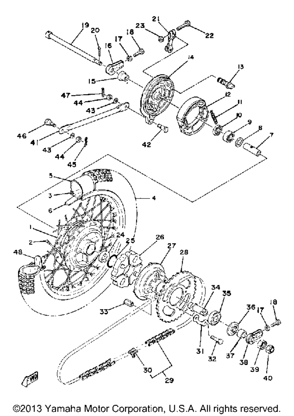 Rear wheel