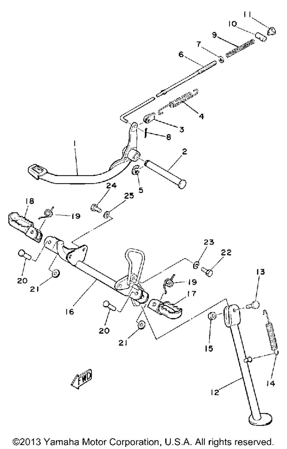 Stand - footrest