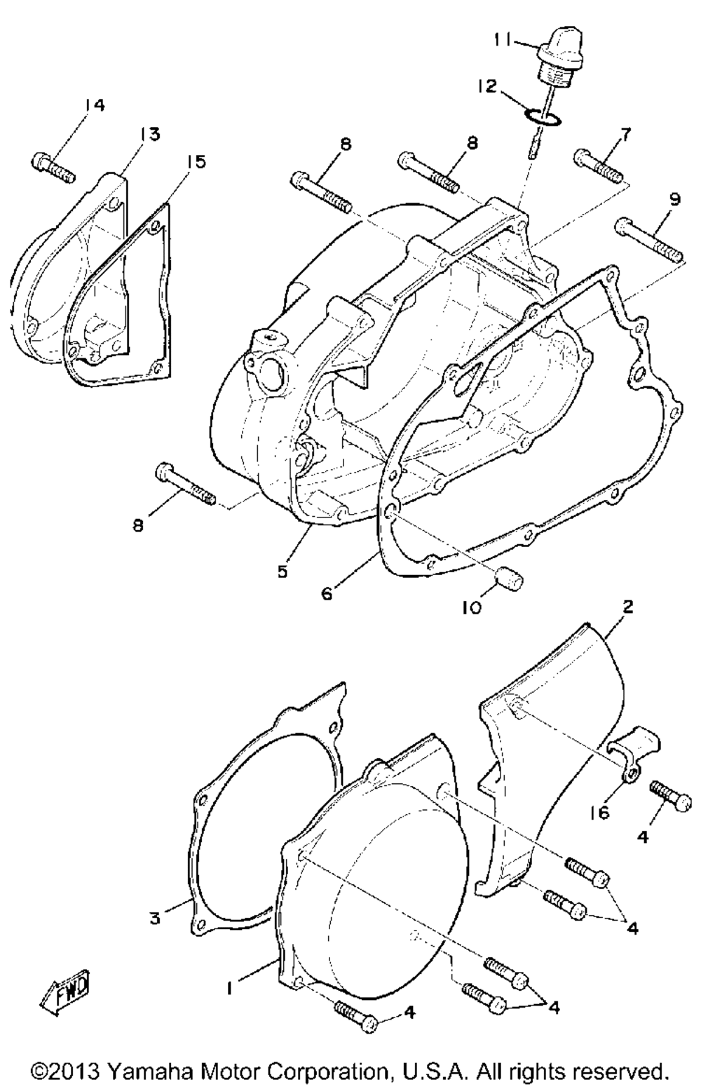 Crankcase cover