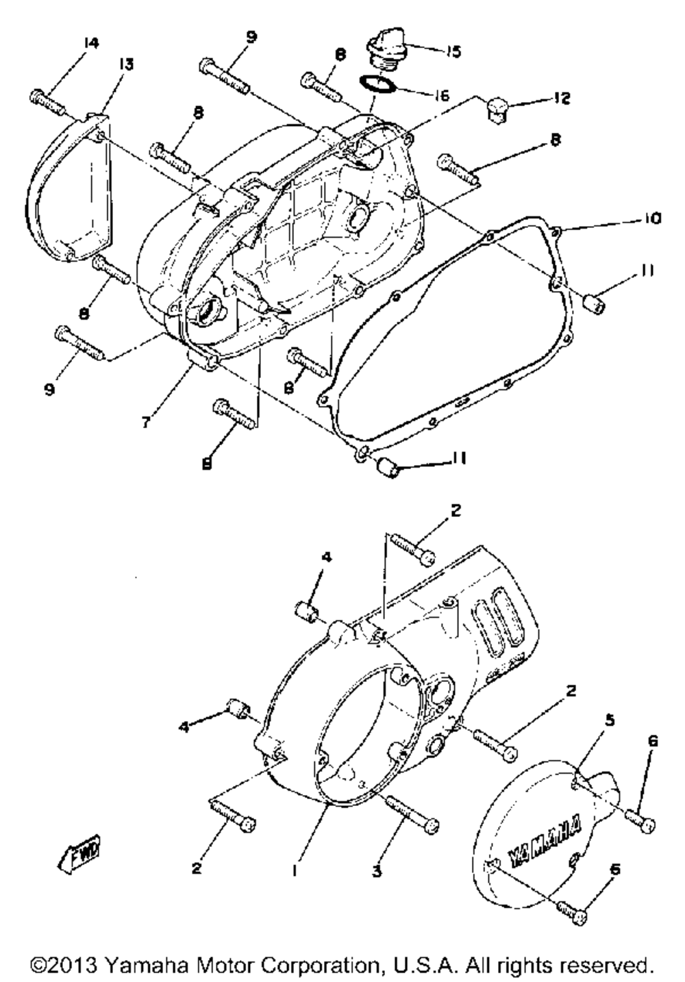 Crankcase cover