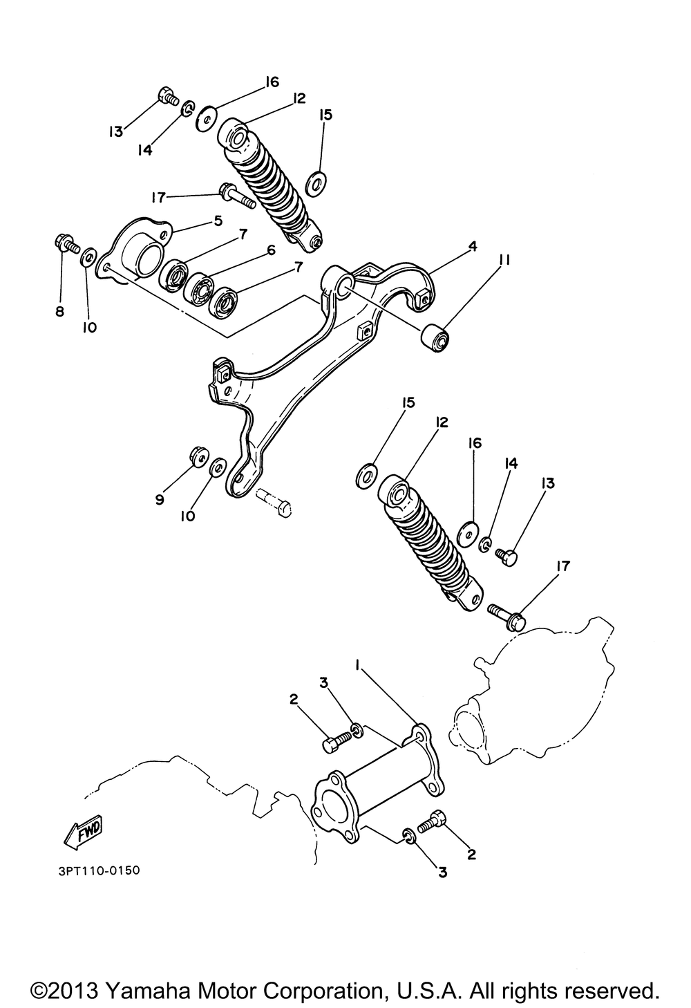 Rear arm. suspension