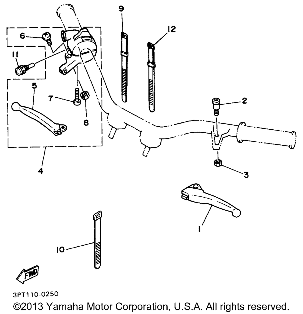 Handle switch - lever