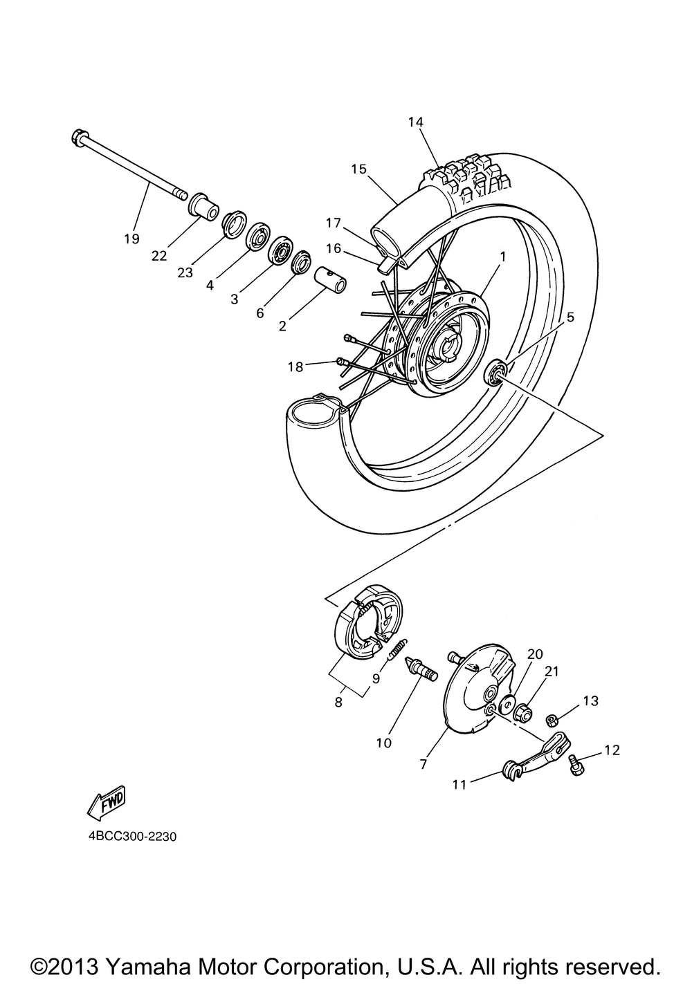 Front wheel