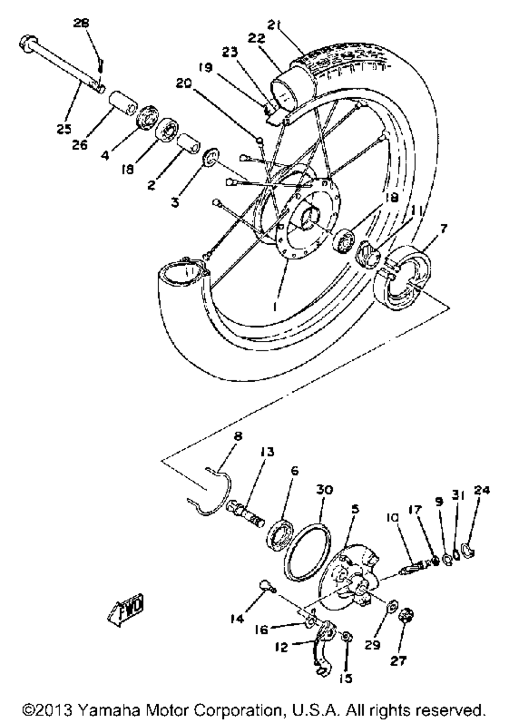 Front wheel