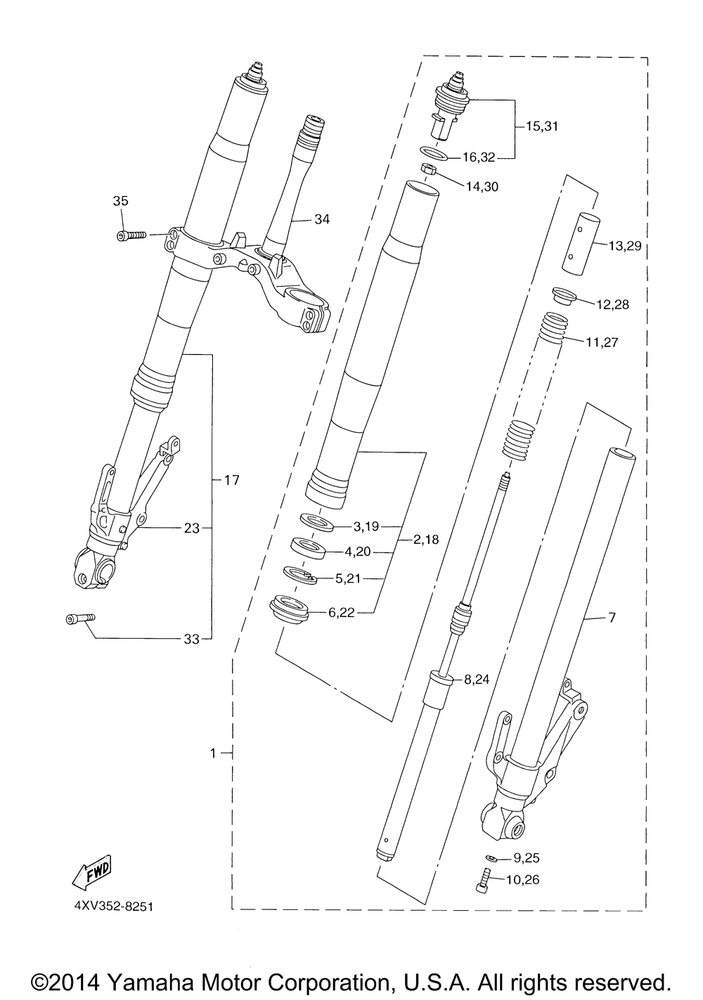 Front fork