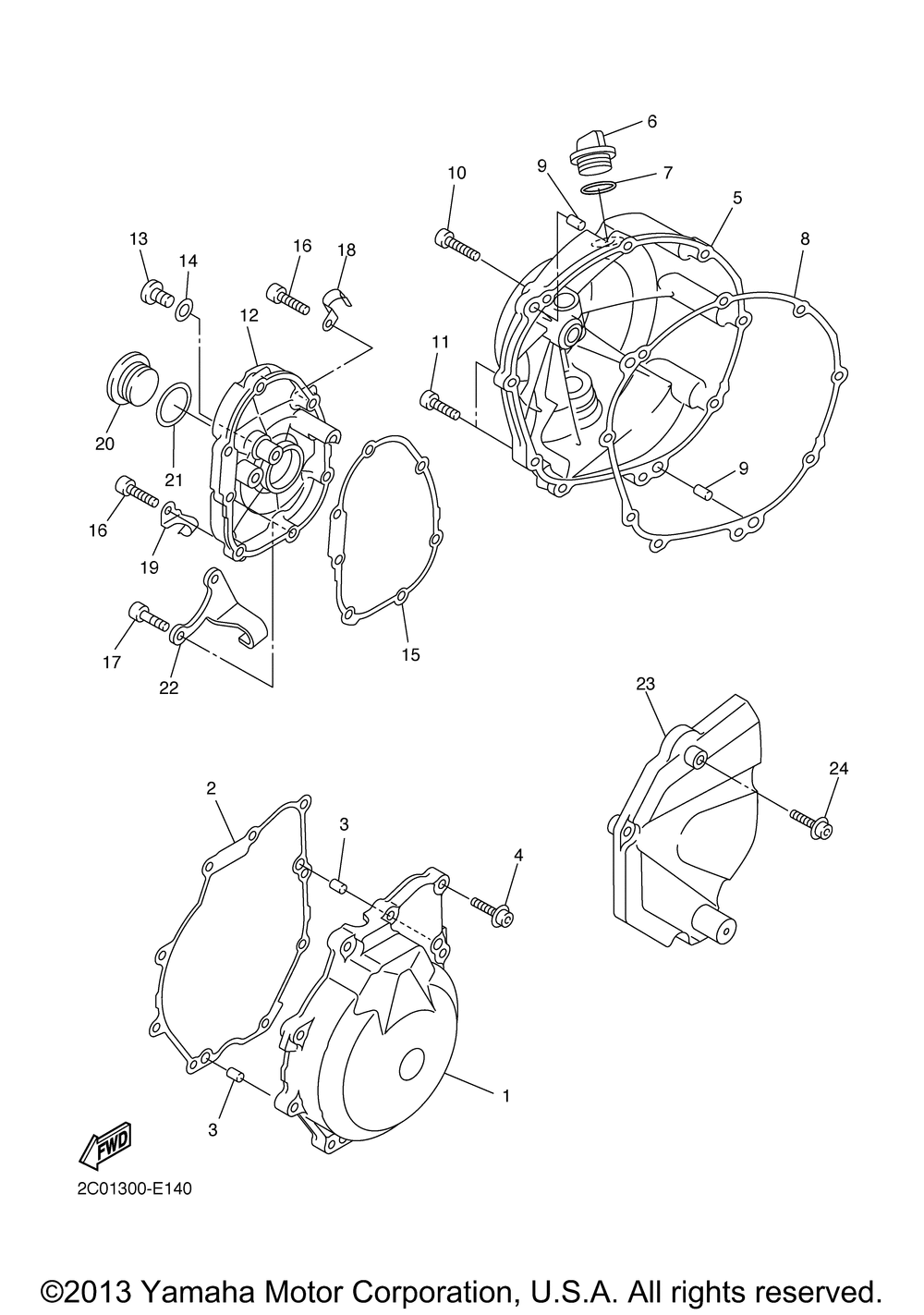 Crankcase cover 1