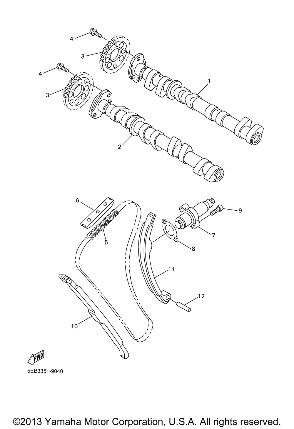 Camshaft chain