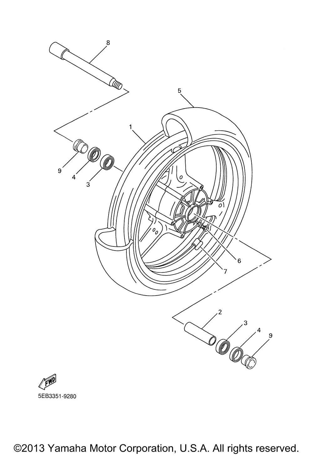 Front wheel