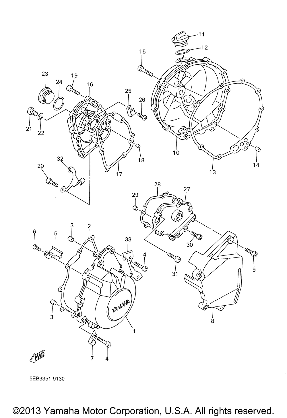 Crankcase cover 1