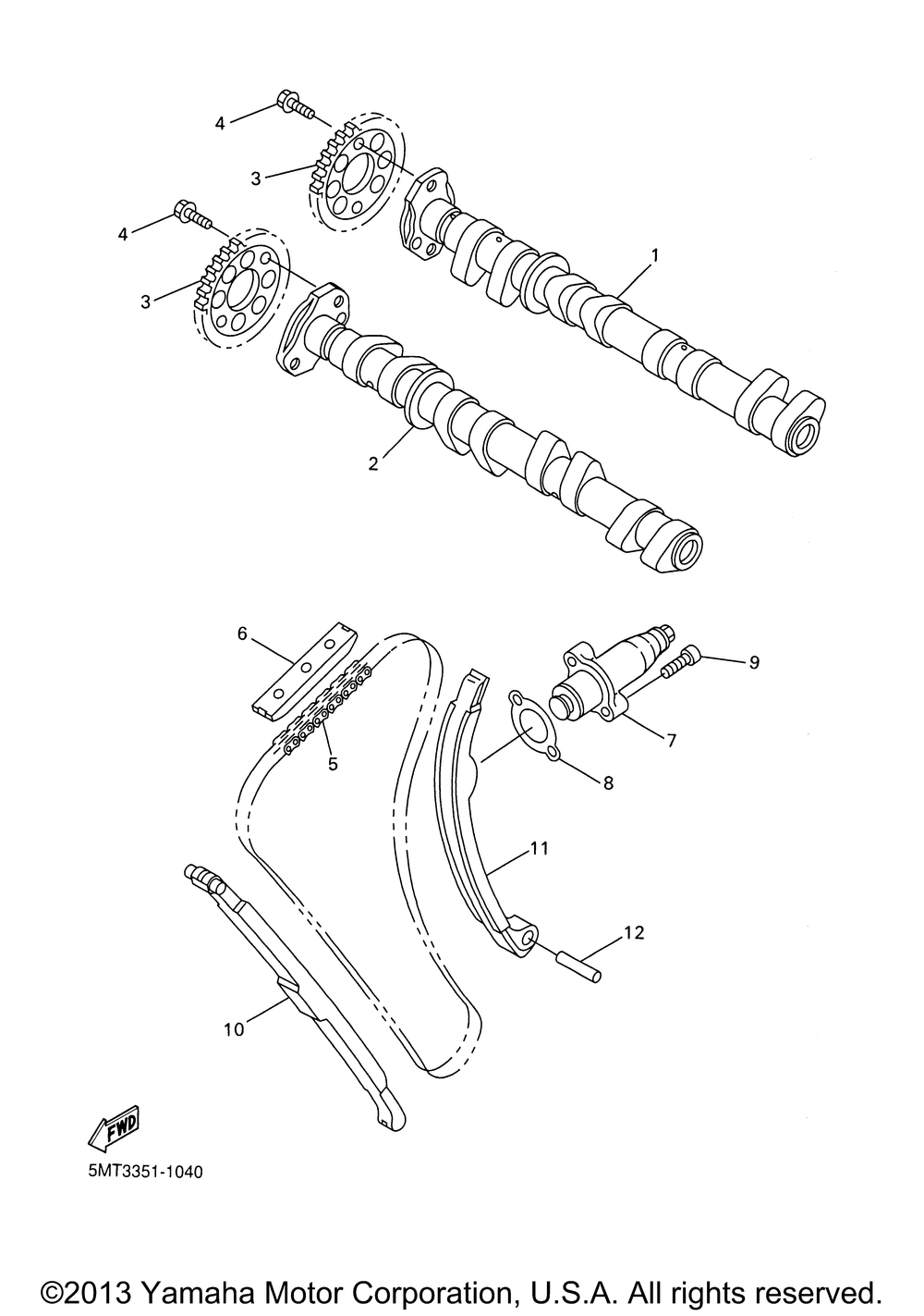 Camshaft chain