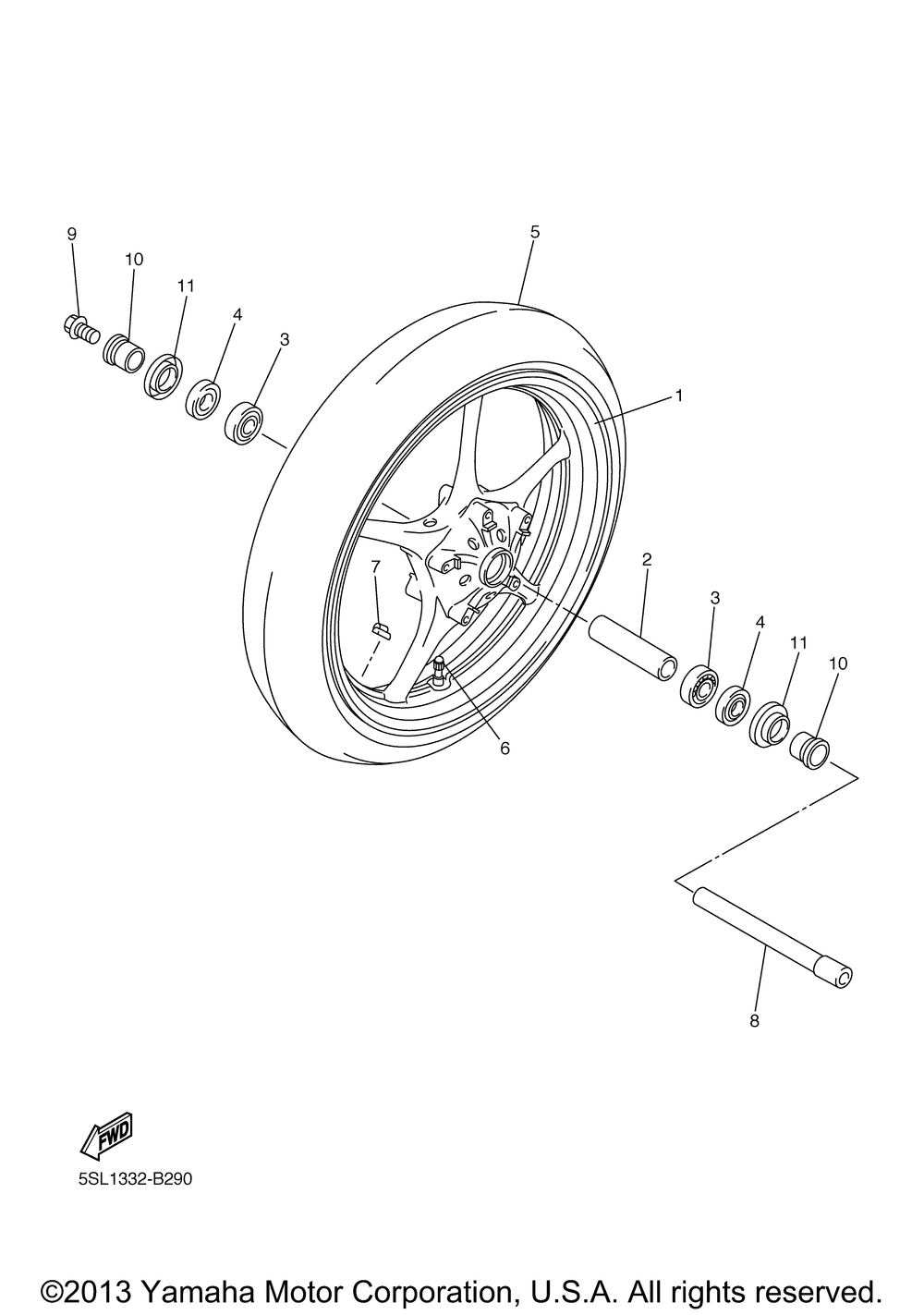 Front wheel